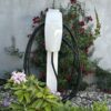 Tesla stojan Biely6 Stojan pre Tesla wallbox Biely