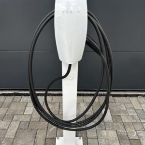 Tesla stojan Biely Stojan pre Tesla wallbox Biely