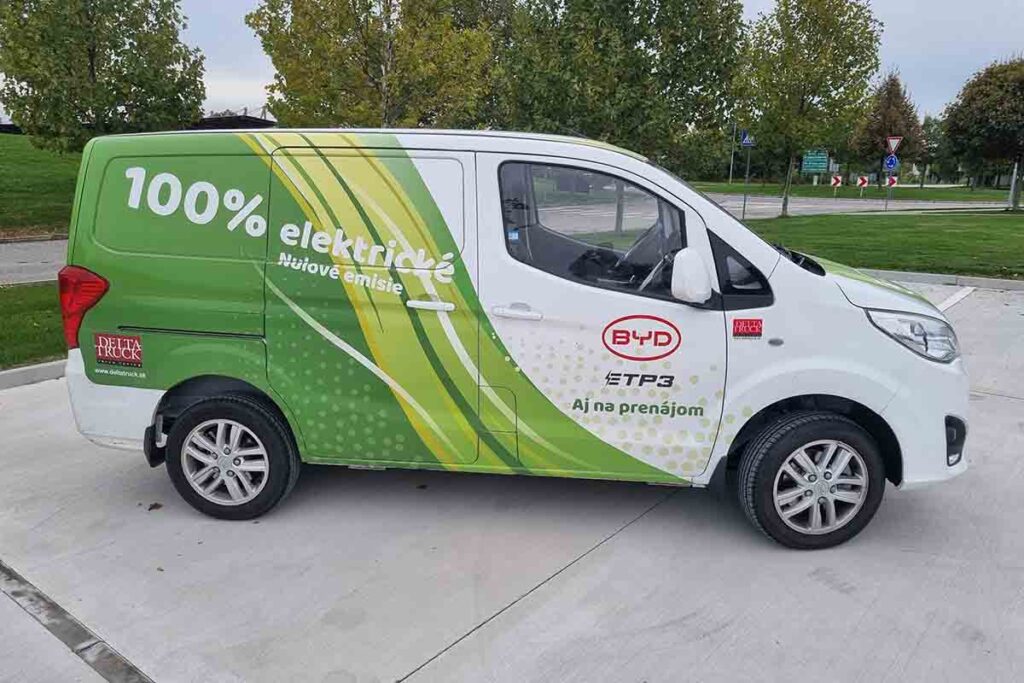 BYD ETP3 – Elektrická dodávka pre každého